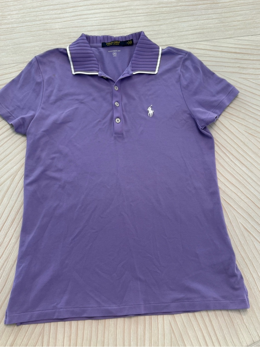 Ralph Lauren Polo Golf Purple Short Sleeve Polo Tee